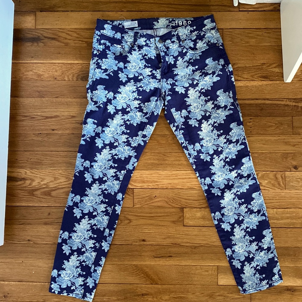 Gap Floral Jeans
